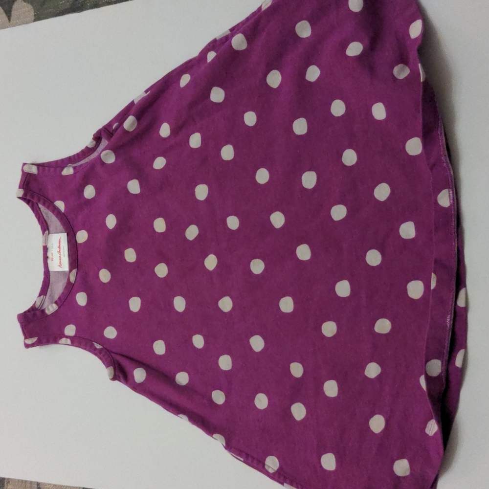 Hanna Andersson polka dot swing dress